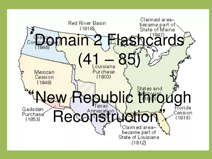 domain 2 flashcards 41 85 new republic through