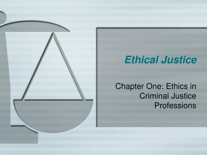 ethical justice