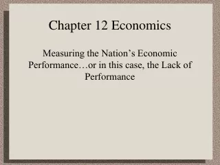 Chapter 12 Economics