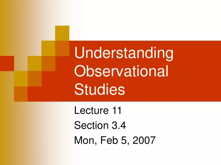 understanding observational studies