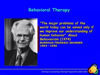 Behavioral Therapy