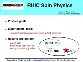 RHIC Spin Physics