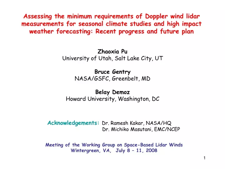 assessing the minimum requirements of doppler