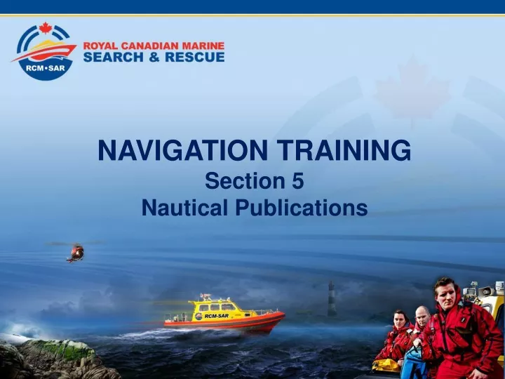 navigation training section 5 nautical publications