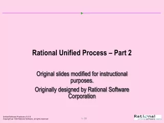 Rational Unified Process – Part 2