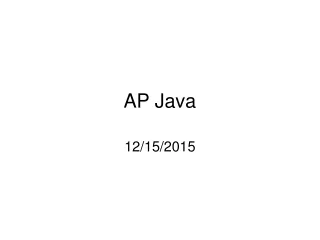 AP Java