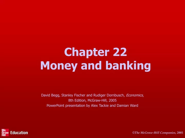 chapter 22 money and banking