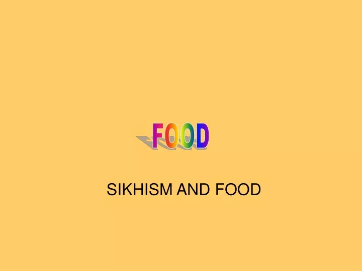 sikhism and food