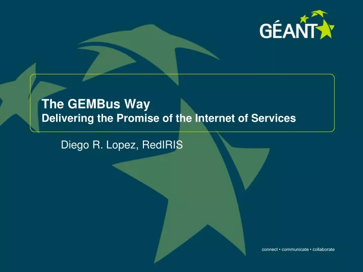 the gembus way delivering the promise of the internet of services