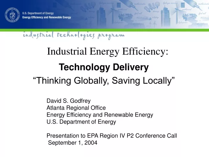industrial energy efficiency