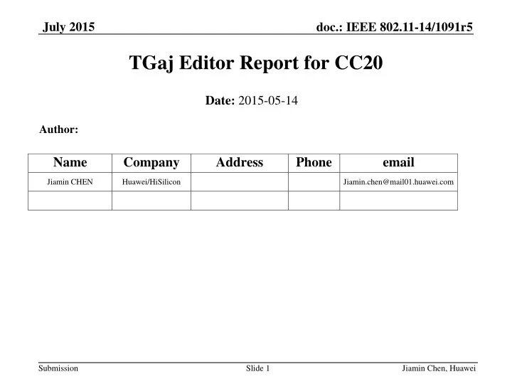 tgaj editor report for cc20