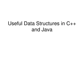 Useful Data Structures in C++ and Java
