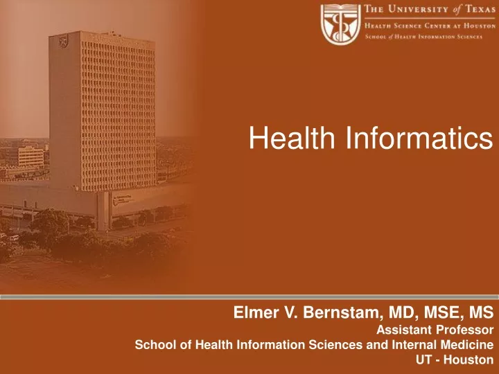 health informatics