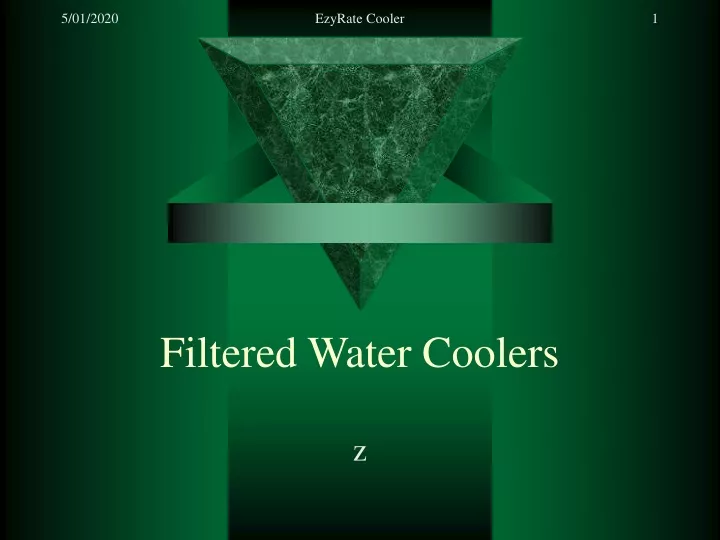 filtered water coolers