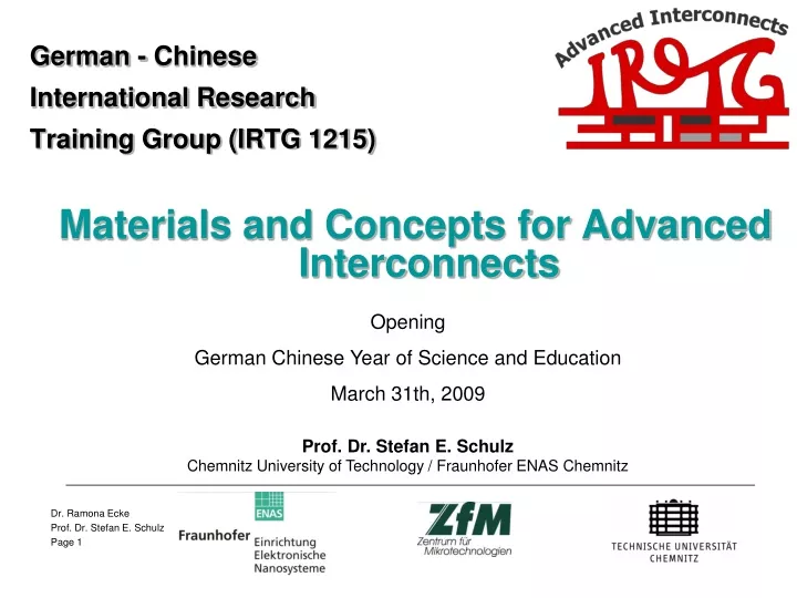 german chinese international research training