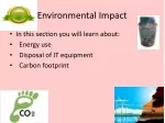 Understanding the Environmental Impact of Computers: Energy Use, Carbon Footprint, and Disposal - slide 1