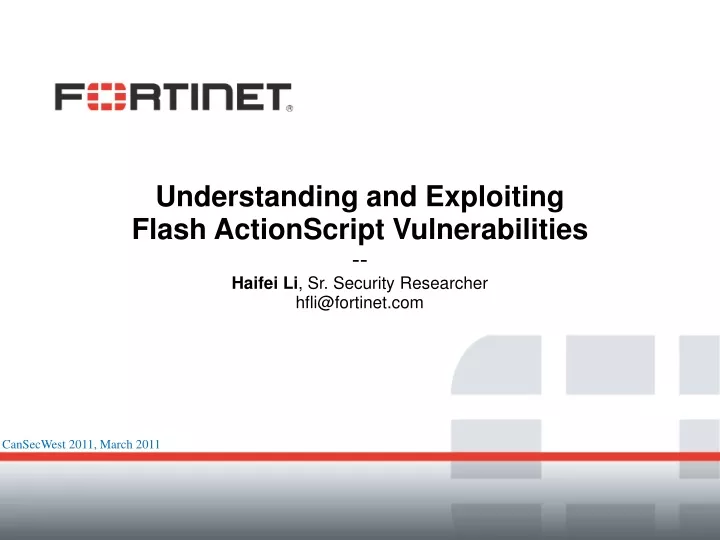 understanding and exploiting flash actionscript