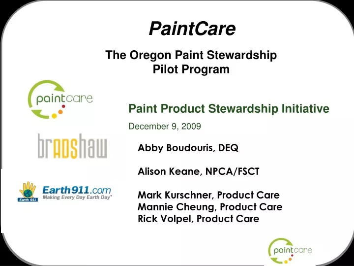 paintcare the oregon paint stewardship pilot program