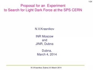 Proposal  for an  Experiment  to Search for  Light Dark Force at the SPS  CERN