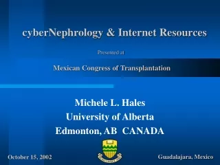 cyberNephrology &amp; Internet Resources