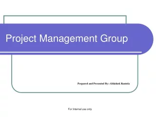 Project Management Group