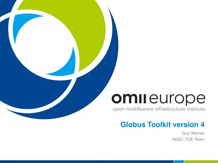 globus toolkit version 4