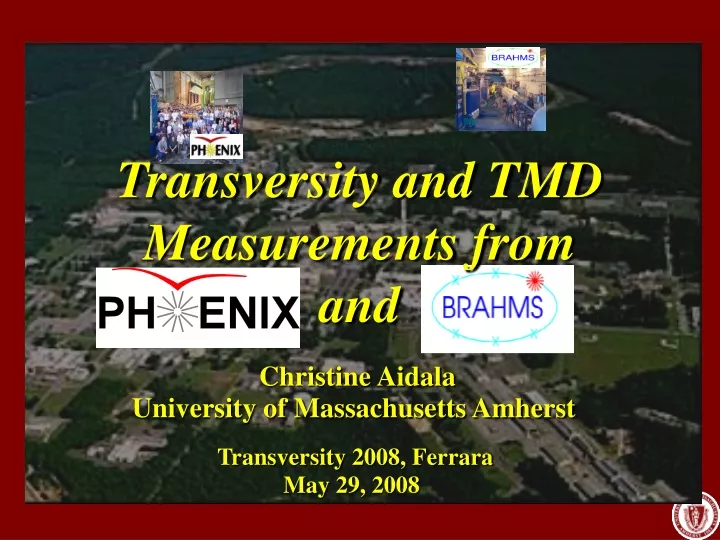 transversity and tmd measurements from and