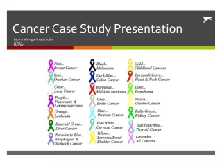 Cancer Case Study Presentation