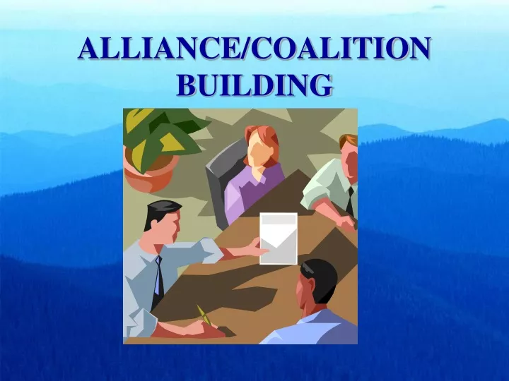 alliance coalition building