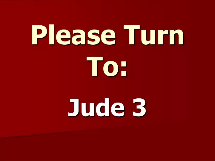 please turn to