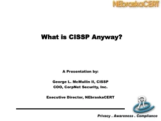 What is CISSP Anyway?
