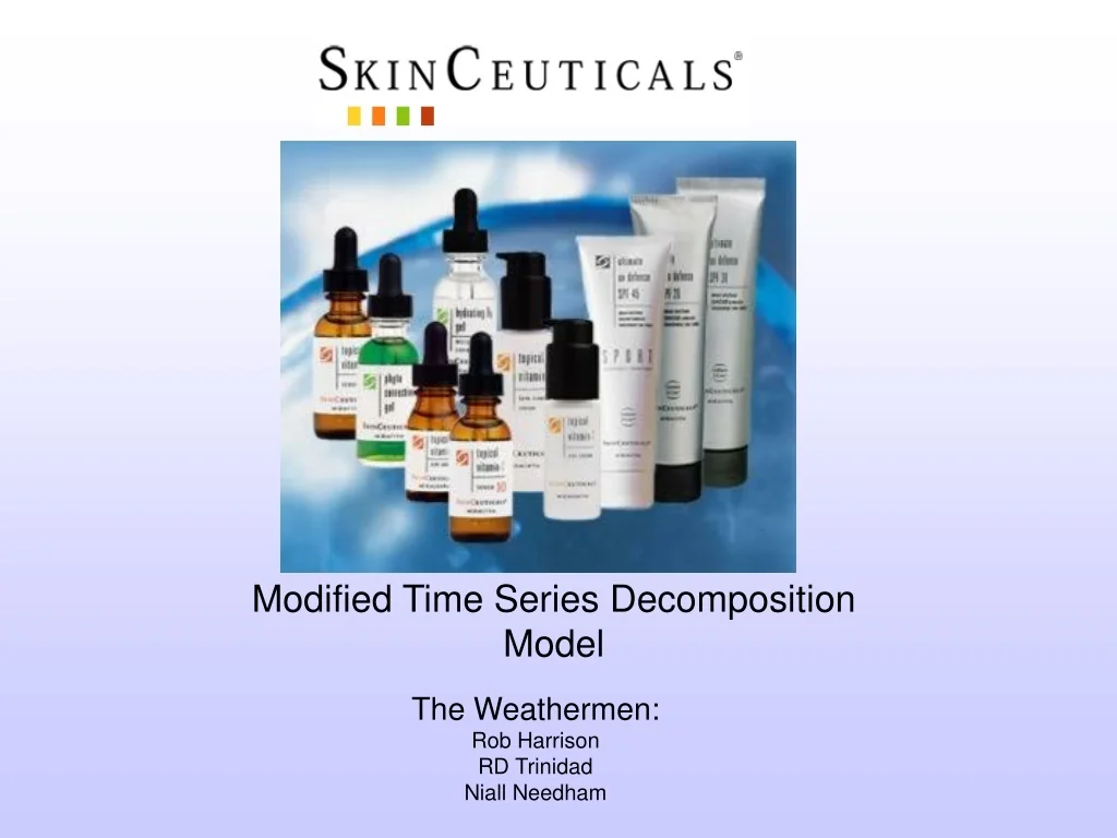 PPT - Modified Time Series Decomposition Model PowerPoint Presentation ...