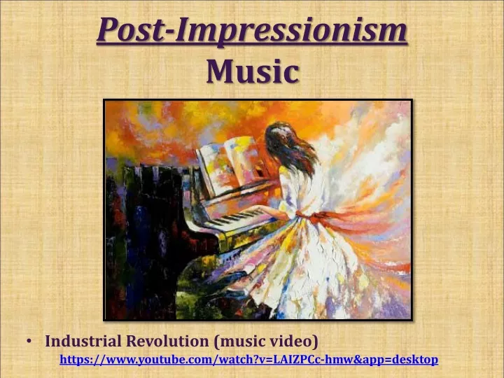 post impressionism music