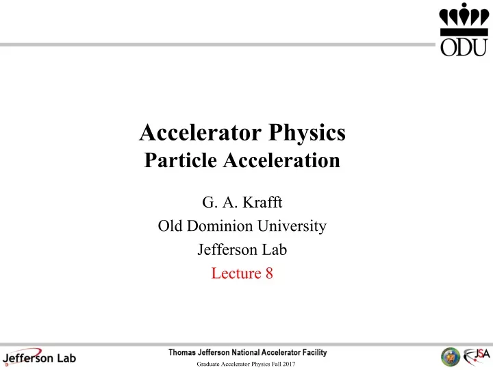 accelerator physics particle acceleration