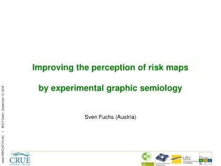 Improving the perception of risk maps by experimental graphic semiology
