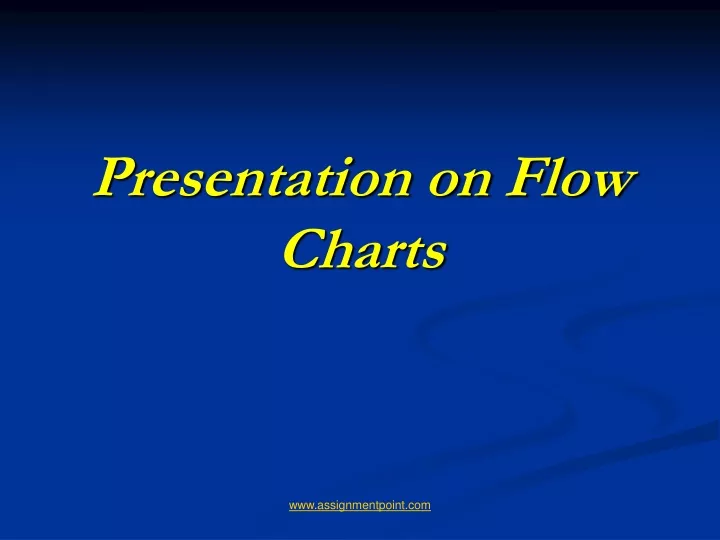 presentation on flow charts