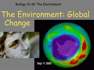 Biology Ch 18: The Environment