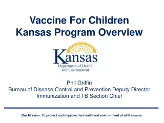 Vaccine For Children Kansas Program Overview