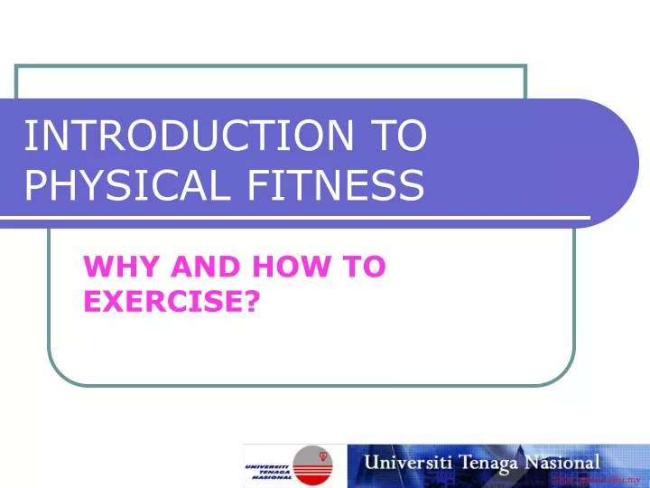 introduction to physical fitness