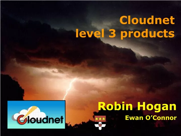 cloudnet level 3 products
