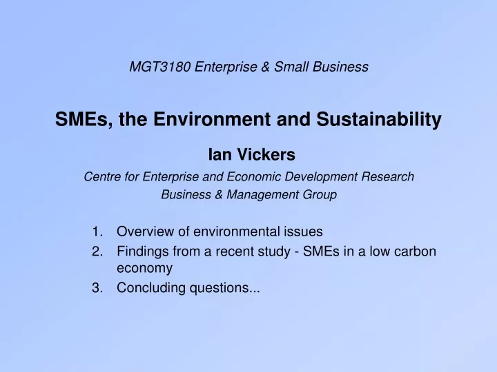 mgt3180 enterprise small business smes