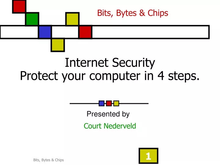internet security protect your computer in 4 steps