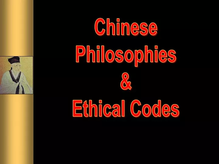 chinese philosophies ethical codes