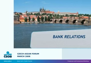 BANK RELATIONS