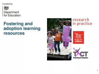 Fostering and adoption learning resources