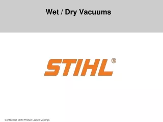Wet / Dry Vacuums