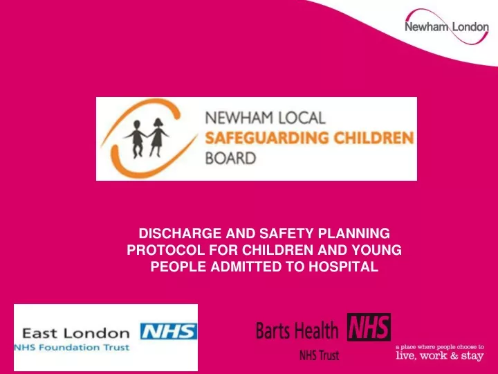 discharge and safety planning protocol for children and young people admitted to hospital