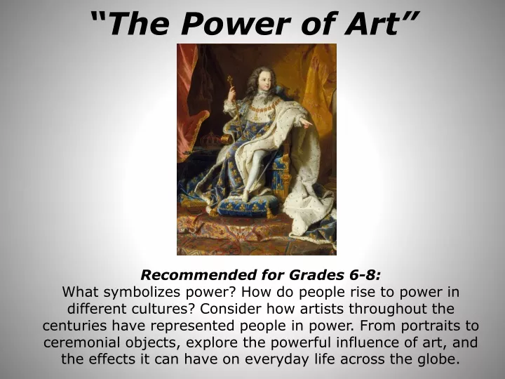 the power of art