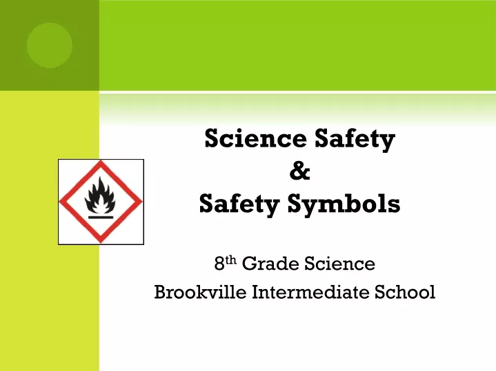 science safety safety symbols