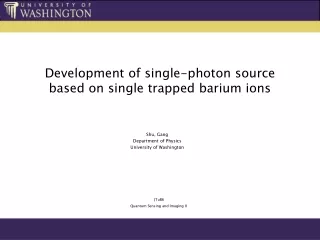 Development of single-photon source based on single trapped barium ions